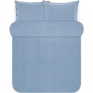 Preisvergleich für Bettwäsche: Marc O'Polo Renforcé-Bettwäschegarnitur "Senja", BLUE