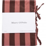 Preisvergleich für Bettwäsche: Marc O'Polo Satin-Kissenhülle "Classic Stripe", 40X40 cm, kupfer/dunkelbraun