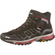 Preisvergleich für Schuhe: Meindl Wanderschuhe Finale Mid Vibram® Herren, schwarz-rot, 43
