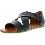 Preisvergleich für Schuhe: minu Damen Sandalen Sandaletten schwarz/braun, Schwarz, 38