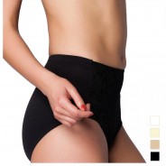 Preisvergleich für Hosen: Miss Perfect Minimizer Taillenslip Jacquard, Schwarz (BK), 2XL (46)