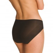 Preisvergleich für Hosen: Naomi & Nicole Shapewear Lasercut Damen Bikinislip mit Silikonabschluss, Schwarz (BK), S (38)