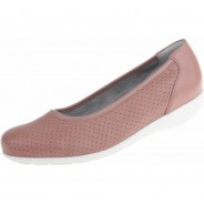 Preisvergleich für Schuhe: Natural Feet Ballerina Annabelle mit federnder Laufsohle, rosa, 40