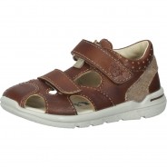 Preisvergleich für Schuhe: Baby Lauflernschuhe Krabbelschuhe Pepino Kaspi Sandale Babyschuhe Jungen Glattleder uni Krabbelschuhe cognac Gr. 27 Jungen Kinder