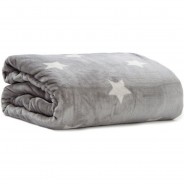 Preisvergleich für Heimtextilien: Kuscheldecke »Snug Me« Supersoft Stars 200 x 150 cm grau/beige Gr. 150 x 200