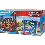Preisvergleich für Spiele: PLAYMOBIL® City Action - Gabelstapler mit Fracht 70772