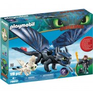 Preisvergleich für Spiele: PLAYMOBIL® Dragons - Ohnezahn und Hicks Spielset 70037