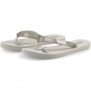 Preisvergleich für Schuhe: Puma Damen Badesandalen - Cozy Flip Wns Stardust, Zehentrenner, Badeschuhe, Silber, EUR 42