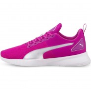 Preisvergleich für Schuhe: Puma Fitnessschuhe Flyer Runner Femme Damen, deep orchid-metallic silver, 38 1/2