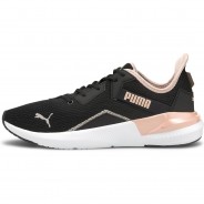 Preisvergleich für Schuhe: Puma Fitnessschuhe Platinum Shimmer Damen, black-lotus, 37 1/2