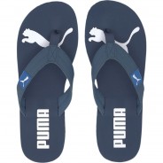 Preisvergleich für Schuhe: Puma Unisex Badesandalen - Cozy Flip, Zehentrenner, Badeschuhe, Flip Flops, Blau, EUR 37