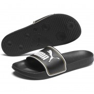 Preisvergleich für Schuhe: Puma Unisex Badesandalen - Leadcat FTR, Badeschuhe, Fußbett, Logo, Schwarz, 38