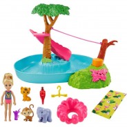 Preisvergleich für Puppen & Zubehör: "Barbie und Chelsea ""Dschungelabenteuer"" Dschungelparty-Spielset"