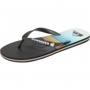 Preisvergleich für Schuhe: Quiksilver Zehensandalen "Molokai", Logo-Print, für Herren, KVJ2, 44