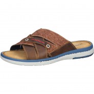 Preisvergleich für Schuhe: Salamander Leder Pantoletten, Cognac, 43