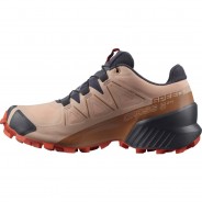 Preisvergleich für Schuhe: Salomon Trailrunning Schuhe Speedcross 5 OrthoLite® Damen, sirocco-mocha mousse-mecca orange, 40 2/3