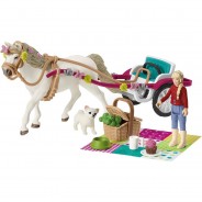 Preisvergleich für Sammel & Spielfiguren: Schleich Horse Club 42467 Kutsche Pferdeshow  Kinder