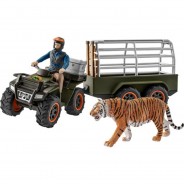 Preisvergleich für Sammel & Spielfiguren: Schleich Wild Life 42351 Quad mit Anhänger und Ranger