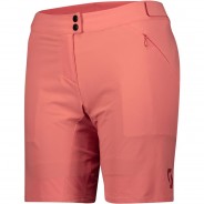 Preisvergleich für Hosen: Scott Fahrradshorts Endurance ls/fit w/pad Imprägnierung,Innenhose,Polsterung,Reißverschluss,Reißverschluss-Tasche,Taschen,verstellbarer Bund Damen, brick red, XS