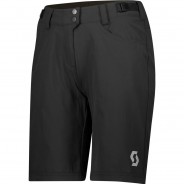 Preisvergleich für Hosen: Scott Fahrradshorts Trail Flow w/pad Imprägnierung,Innenhose,Polsterung,Reißverschluss,Taschen,verstellbarer Bund Damen, black, M