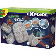 Preisvergleich für Lernspielzeug: SES CREATIVE Explore Experimentierkasten "Leuchtende Fossilien", mehrfarbig
