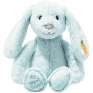 Preisvergleich für Stofftiere & Kuscheltiere: Steiff Soft Cuddly Friends Kuscheltier Hase "Hoppie", 26 cm, BLAU