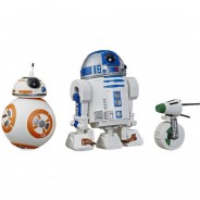 Preisvergleich für Spiele: Hasbro Star Wars Galaxy of Adventures Droiden-Set "R2-D2, BB-8 und D-0", 3er-Pack