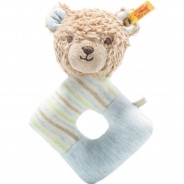 Preisvergleich für Babyspielzeug: Greifring mit Rassel - Rudy Teddybär hellbraun