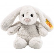 Preisvergleich für Stofftiere & Kuscheltiere: Steiff Soft Cuddly Friends Kuscheltier Hase "Hoppie", 18 cm, WEIß