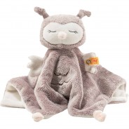 Preisvergleich für Babyspielzeug: Soft Cuddly Friends Ollie Eule Schmusetuch (26 cm) [rosébraun/creme]