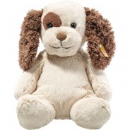 Preisvergleich für Stofftiere & Kuscheltiere: Steiff Kuscheltier Hund "Peppi Welpe", 38 cm, CREME/BRAUN