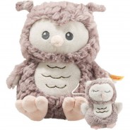 Preisvergleich für Babyspielzeug: Soft Cuddly Friends Ollie Eule Spieluhr (21 cm) [rosébraun]