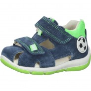 Preisvergleich für Schuhe: Baby Sandalen WMS Weite M4  blau/grün Gr. 19 Jungen Baby