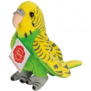 Preisvergleich für Stofftiere & Kuscheltiere: Teddy Hermann Kuscheltier, Wellensittich, 13 cm, gelb/grün