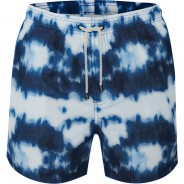 Preisvergleich für Hosen: TOM TAILOR Badeshorts MARCIO BATIK, navy -dressblue, M (Herren)