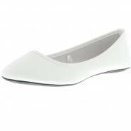 Preisvergleich für Schuhe: Topway Damen Ballerina Slipper Halbschuhe weiß, Weiß, 36