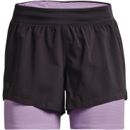 Preisvergleich für Hosen: UNDER ARMOUR Funktionsshorts Iso-Chill Innenhose,Kordelzug,Taschen Damen, jet gray-vermillion, L