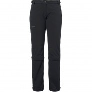 Preisvergleich für Hosen: Vaude Zipphose Farley Stretch Capri T-Zip II Knopfleiste,Reißverschluss-Tasche Damen, black, 34