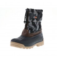 Preisvergleich für Schuhe: Canada Polar Kinder Mädchen Jungen Winterstiefel Snowboots camouflage/grau Stiefel Gr. 33/34