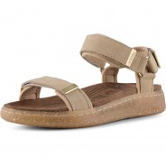 Preisvergleich für Schuhe: Woden Sandalen Line Suede, Beige, 37