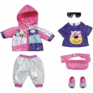 Preisvergleich für Puppen & Zubehör: BABY born® Deluxe Fahrrad Outfit Set 43 cm bunt