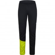 Preisvergleich für Hosen: Ziener Langlaufhose Nataniel Kordelzug,Reißverschluss-Tasche,verstellbarer Bund Herren, black-lime print, 46