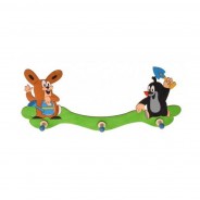 Preisvergleich für Sonstiges: ABA 61060 Kinder-Garderobe "Der kleine Maulwurf mit Hase im Garten"