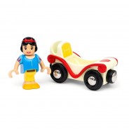 Preisvergleich für Holzspielzeug: Brio 33313 Disney Princess "Schneewittchen mit Wagen" für Holzschienenbahn