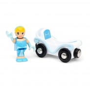 Preisvergleich für Holzspielzeug: Brio 33322 Disney Princess "Aschenputtel mit Wagen" für Holzschienenbahn