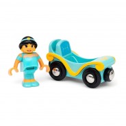 Preisvergleich für Holzspielzeug: Brio 33359 Disney Princess "Jasmin mit Wagen" für Holzschienenbahn