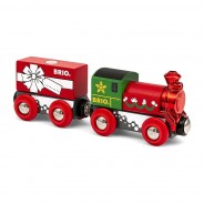Preisvergleich für Holzspielzeug: Brio 33987 Weihnachtszug für Holzeisenbahn
