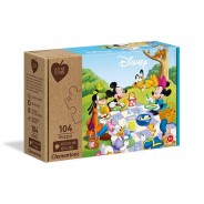 Preisvergleich für Puzzle: Clementoni 27153 Puzzle "Mickey Mouse" 104 Teile