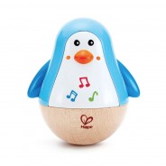 Preisvergleich für Babyspielzeug: Hape E0331 Stehaufmännchen "Pinguin" mit Melodie für Kleinkinder
