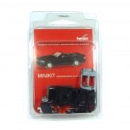 Preisvergleich für Autos: Herpa 013222 MiniKit Mercedes Benz 500 SL schwarz Maßstab 1:87 Modellauto Bau...
